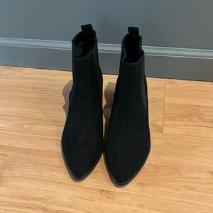 Black ankle boots